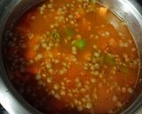 Pas rețetă Mâncare de linte verde cu legume 2 fotografie
