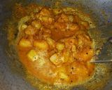 A picture of step 2 of Butter masala sesame potato.