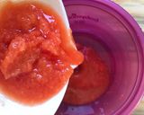 Foto langkah ke 10 dari resep Mpasi 6month tepung beras merah mix buncis, pisang dan pepaya with ub.