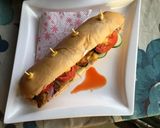 A picture of step 4 of Chicken Tikka Sub.