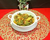 A picture of step 4 of Aloo Bhindi/ Okda Sabji.
