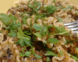 Foto del paso 8 de la receta: Pasta con salsa de alubias negras y rúcula con Agua de mar