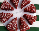 A picture of step 10 of Red velvet sliced cake.