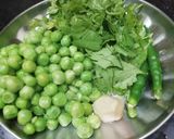 A picture of step 1 of Rava Green Peas Tikki.