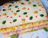 Foto del paso 3 de la receta: Pionono de Jamón, Rúcula Queso y Choclo