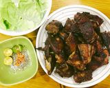 Hình bước làm 5 của món Bồ câu quay