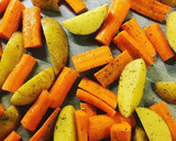 Schlemmerfilets mit Ofengemüse Rezeptschritt 3 Foto