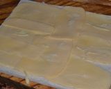 Foto del paso 1 de la receta: Sándwich triple de jamón y queso