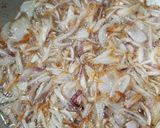 A picture of step 1 of Ghiya chicken.