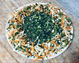 Foto del paso 4 de la receta: Tortilla de espinacas con ensalada tricolor en essen