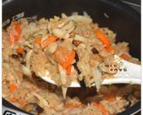 A picture of step 7 of Lazy Day Fresh Mushroom Cabbage Chicken Rice.