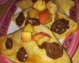 صورة لخطوة 5 من وصفة كريب بالتفاح والنوتيلا 🍫🍫🍫🌰🌰🌰