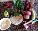 Foto del paso 1 de la receta: Pastel de papas con seitán! ♻️