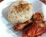 Foto langkah ke 8 dari resep Nasi liwet Teri Medan (Rice cooker).