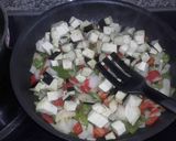Foto del paso 1 de la receta Fetuccini de espinaca con verduras y salsa roquefort