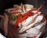 Foto del paso 4 de la receta Fajitas de Pollo Dos Colores