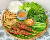 Hình bước làm 6 của món Nem Nướng - Sốt Chấm Tương Đậu Phộng