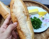 Hình bước làm 1 của món Bánh mì nướng bơ