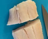 A picture of step 1 of Roasted Cod in Prosecco & Honey.