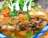Hình bước làm 4 của món Cá nhồi thịt hấp