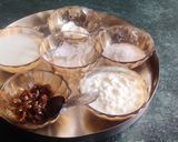 A picture of step 1 of Gulkand Lassi.