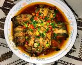 Foto langkah ke 7 dari resep Terong isi tumis pedas.