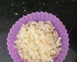 A picture of step 3 of Kunafeh.