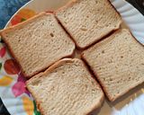 A picture of step 3 of Curd Cucumber Sandwich.