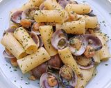Foto del paso 11 de la receta: Tortigloni a la Vongole "a mi manera"