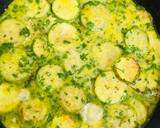 Zucchini in creamy lemon butter sauce recipe step 2 photo