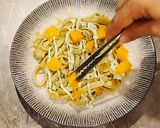 Foto langkah ke 6 dari resep Mango Matcha Crepe Spaghetti.