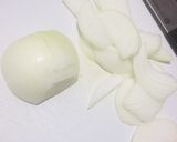 Hình bước làm 1 của món Đọt choại xào hành tây chay