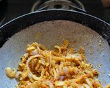 A picture of step 6 of Zunka Maharashtrian recipe,lunch or dinner,eat with chapati.