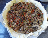 Foto del paso 2 de la receta: Quiche de jamón ibérico, champiñones y brécol