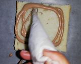 A picture of step 2 of Bread cake/nutella cake.