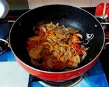 A picture of step 3 of Spicy Egg Pulao.