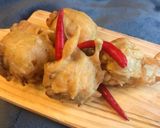 A picture of step 5 of Fried stuffed tofu (Vegetarian).