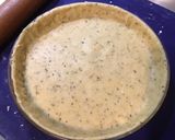 Une image de l'étape 2 de Tarte aux poireaux, saucisses à l'ancienne et emmental (pâte brisée épeautre origan).