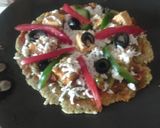 स्मोकी पिज़्ज़ा (Smoky pizza recipe in Hindi) रेसिपी चरण 7 फोटो