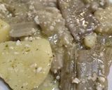 Foto del paso 3 de la receta Cardo en salsa de almendras y pesto de perejil