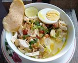 Foto langkah ke 5 dari resep Bubur Ayam Bandung.