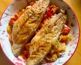 A picture of step 4 of Mackerel Fillet on a Fragrant Vegetable Pillow.