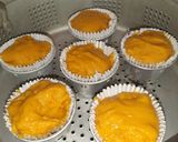 Foto langkah ke 8 dari resep 81.Bolu Kukus Mekar Labu Kuning.
