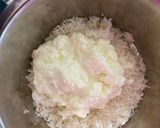A picture of step 1 of Curd rice.