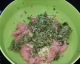 A picture of step 1 of Chicken Seekh kabab.