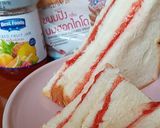 รูปขั้นตอนการทำที่ 2 ของ ขนมปังแยมรวม