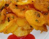 A picture of step 8 of Potato Bhajia.