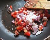 A picture of step 2 of Masala Bhindi.