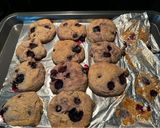 A picture of step 6 of Blueberry Cookies.