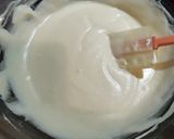 Foto del paso 7 de la receta: Mousse de chocolate blanco y yogur con gelatina de melocotón